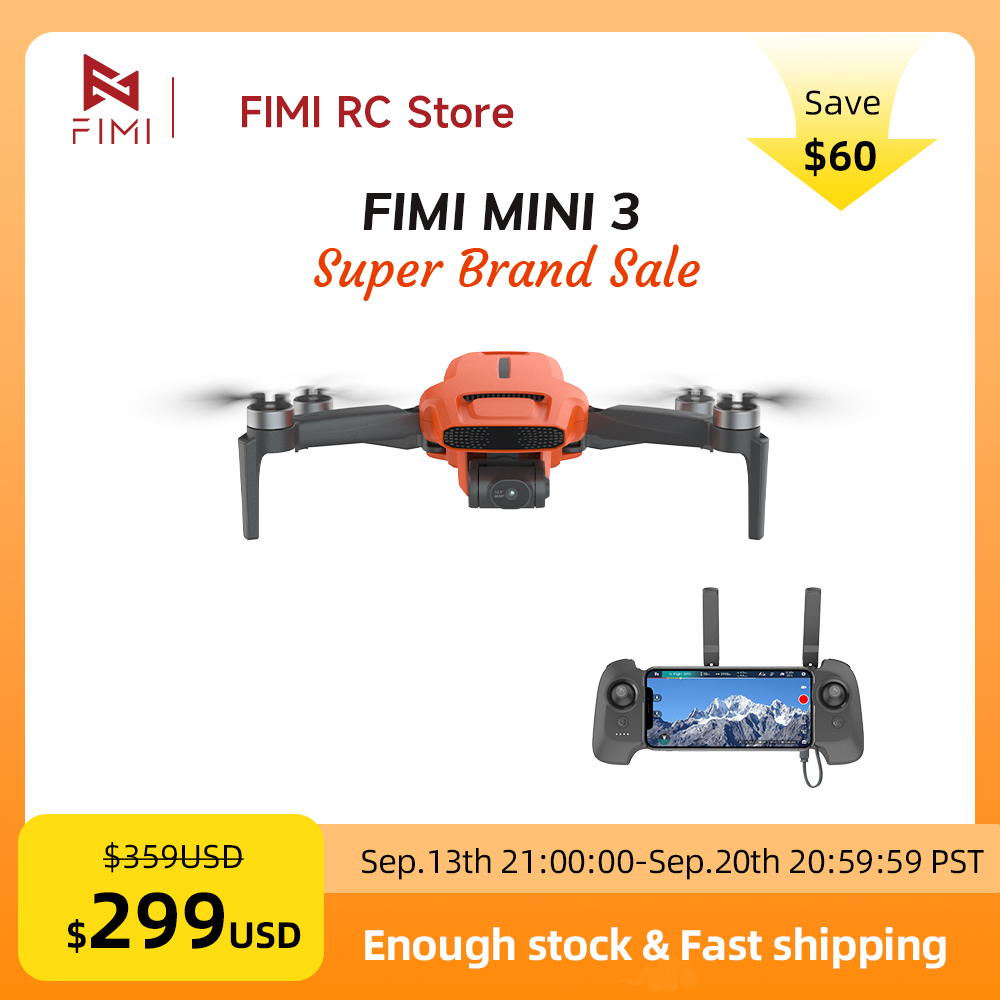 FIMI MINI 3 Camere Drone 4K 60 - огляд і ціна Drone Camera 4K